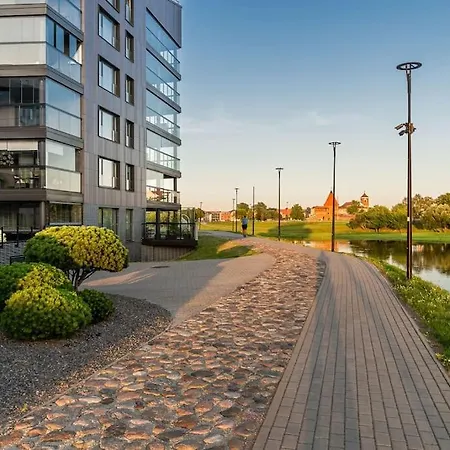 Bright With Castle View Apartment Kaunas
