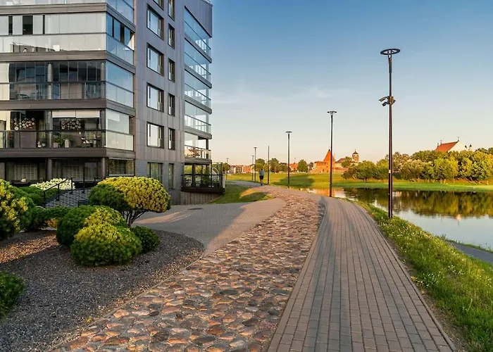 Bright With Castle View Appartement Kaunas